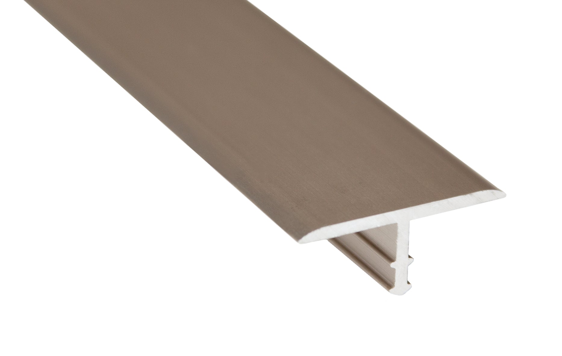 M-D PRO - Joint de dilatation en aluminium, #STI Satin Titanium 5/16" x 7/8" x 8'