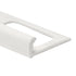 M-D PRO - Bordure de tuile plate en vinyle robuste, Blanc - 3/8" x 8'