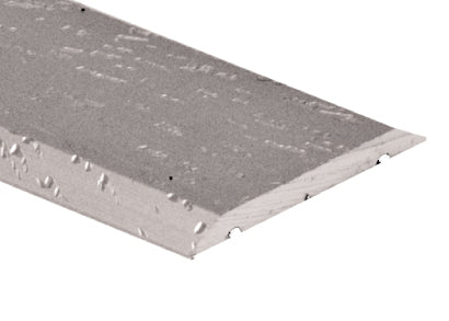 M-D PRO - Couvre-joint plat en aluminium, #HSI Hammered Silver 1" x 12'