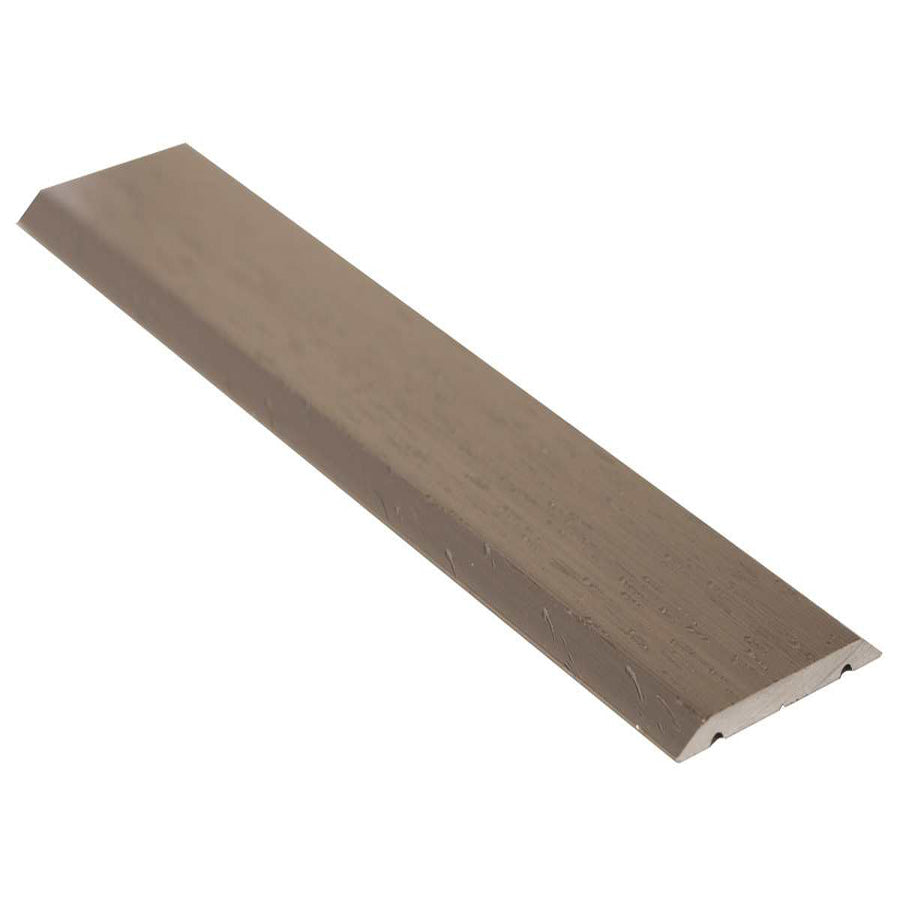 M-D PRO - Couvre-joint plat en aluminium, #HTI Hammered Titanium 1" x 12'
