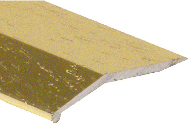 M-D PRO - Barre biseautée en aluminium résidentielle or anodisé martelé 1-1/2" x 12'