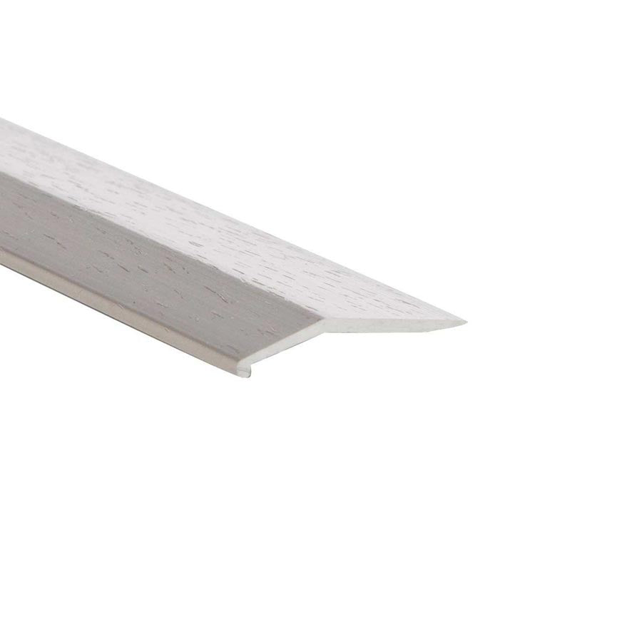 M-D PRO - Barre biseautée en aluminium résidentielle titane martelé 1-1/2" x 12'