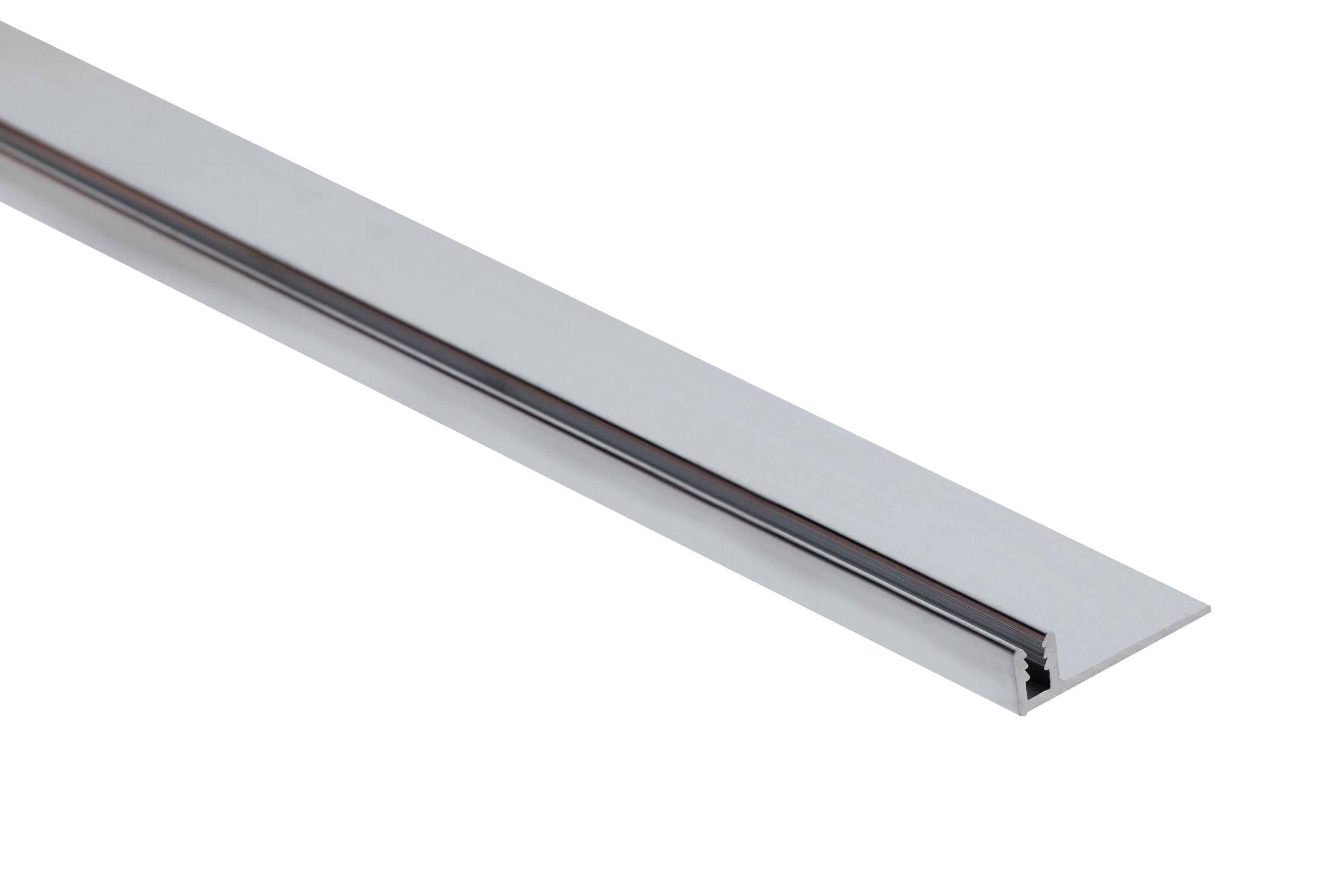 M-D PRO - Contour de finition en aluminium sans punaises, Finition d'usinage - 3/8" x 12'