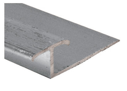 M-D PRO - Diviseur sans punaises en aluminium à usage commercial, Titane martelé - 5/16" x 3/4" x 12'