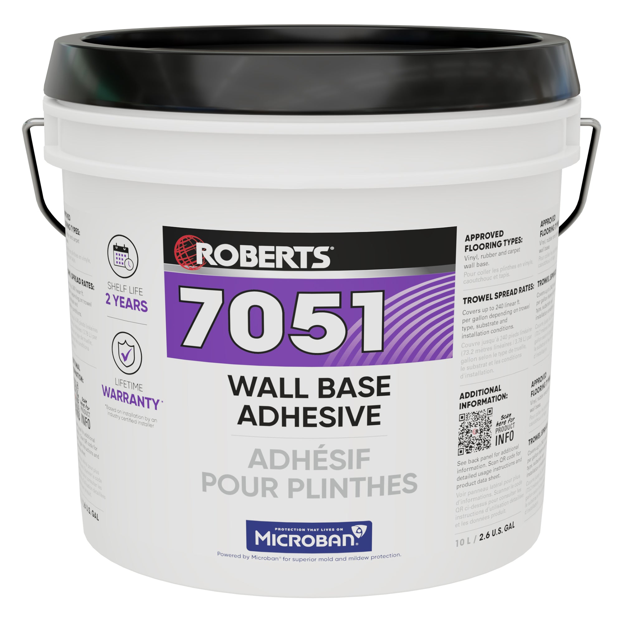 Roberts - Adhésif pour plinthes 7051