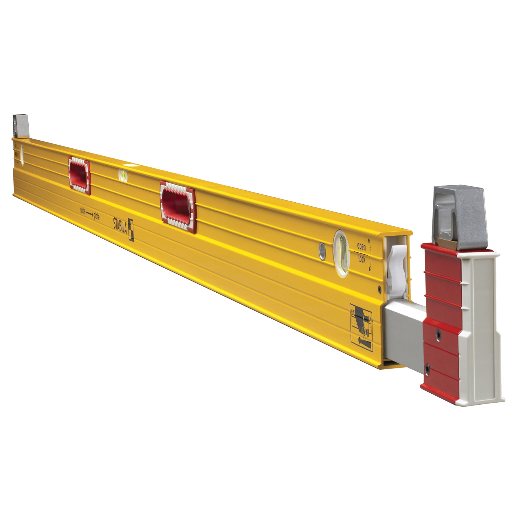 Stabila - Niveau extensible Type 106T, 1,83 à 3,05 m (6 à 10 pi) avec supports