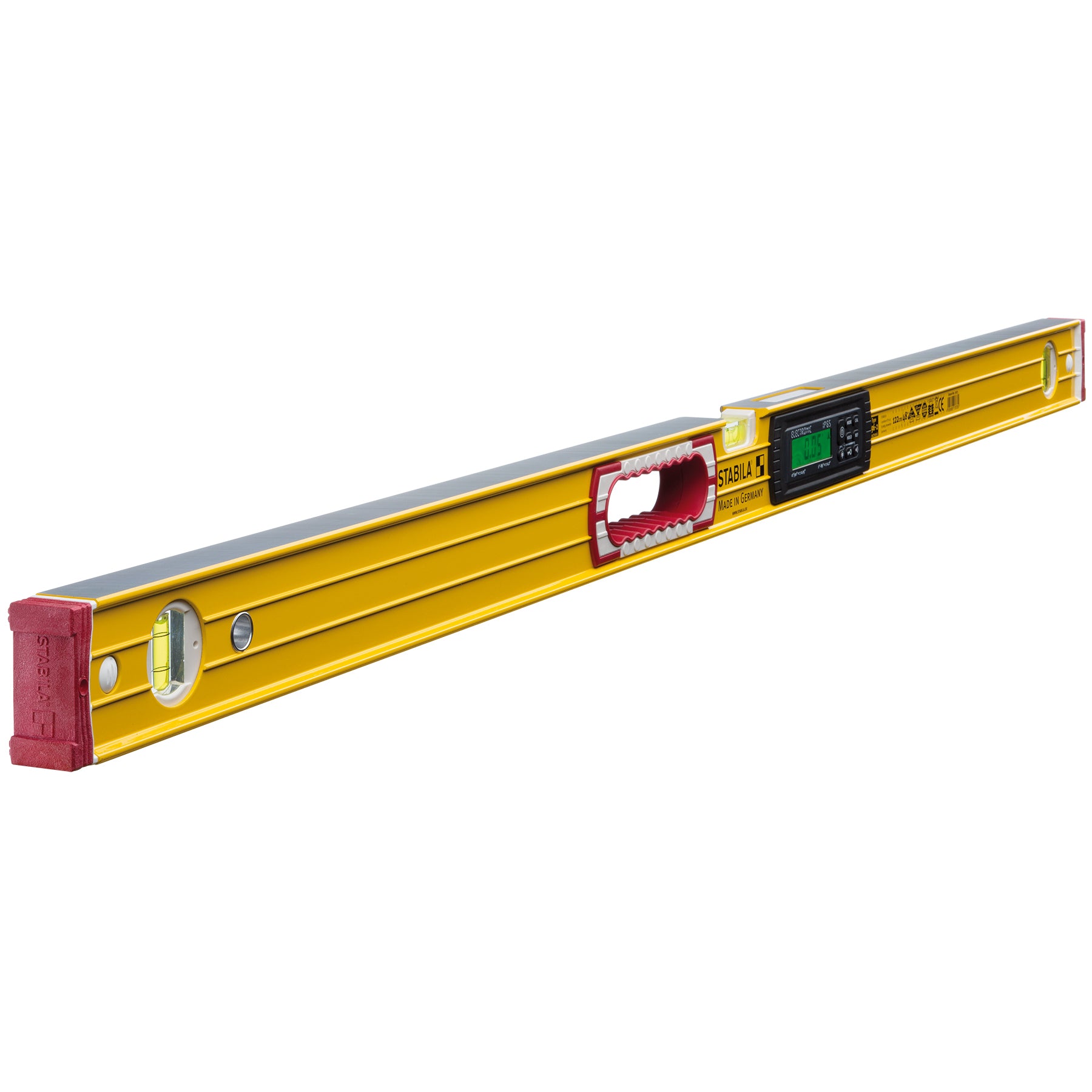 Stabila - Niveau électronique/numérique/tech., 122 cm (48 po) avec étui souple