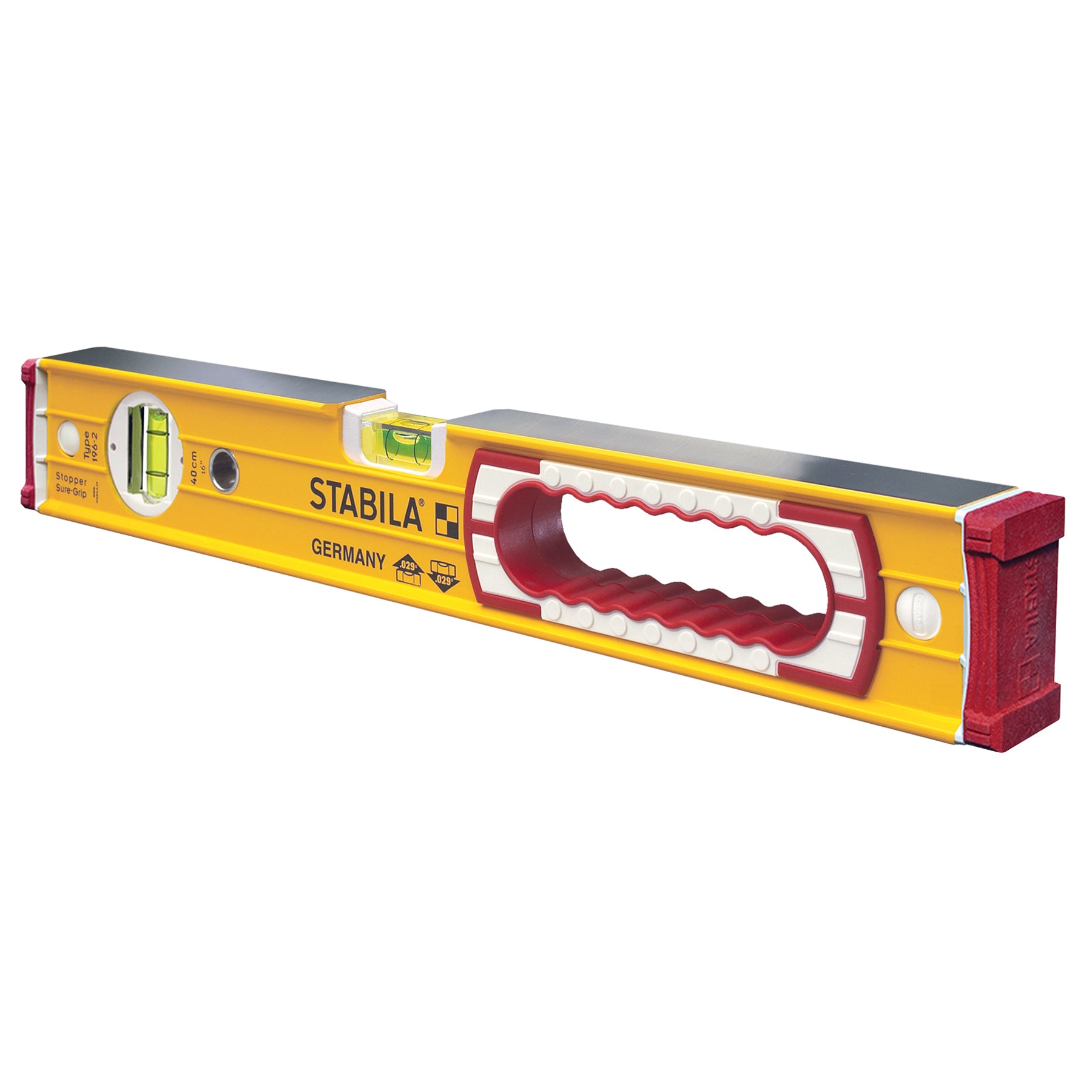 Stabila - Niveau robuste Type 196, 40,6 cm (16 po)