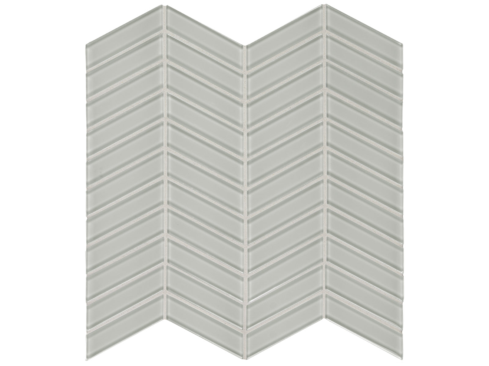 Anatolia - Mosaïque de verre Element Mist Chevron 12" x 12"