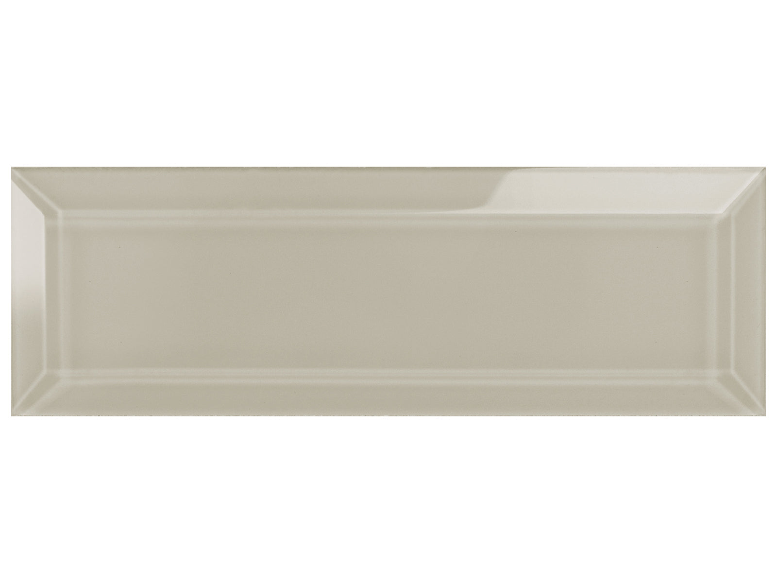 Anatolia - Tuiles murales en verre biseautée Element Earth 3" x 9"