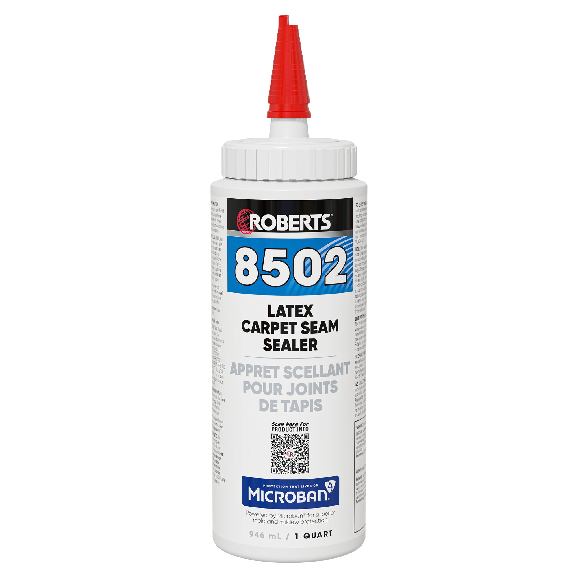 Roberts - Scellant pour joint de tapis en latex, 846 mL (1 Qt.)