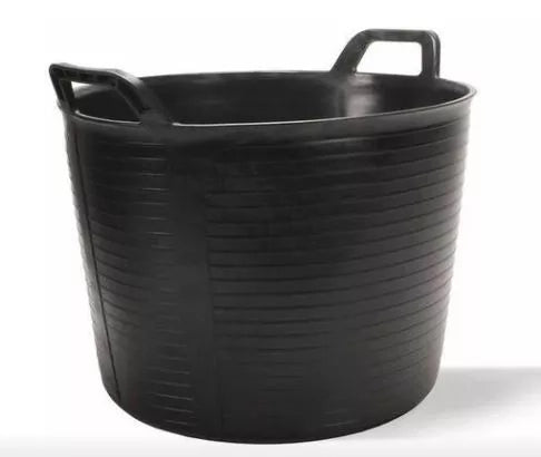 Rubi - Sceau en plastique FlexTub No.3 noir 40 L