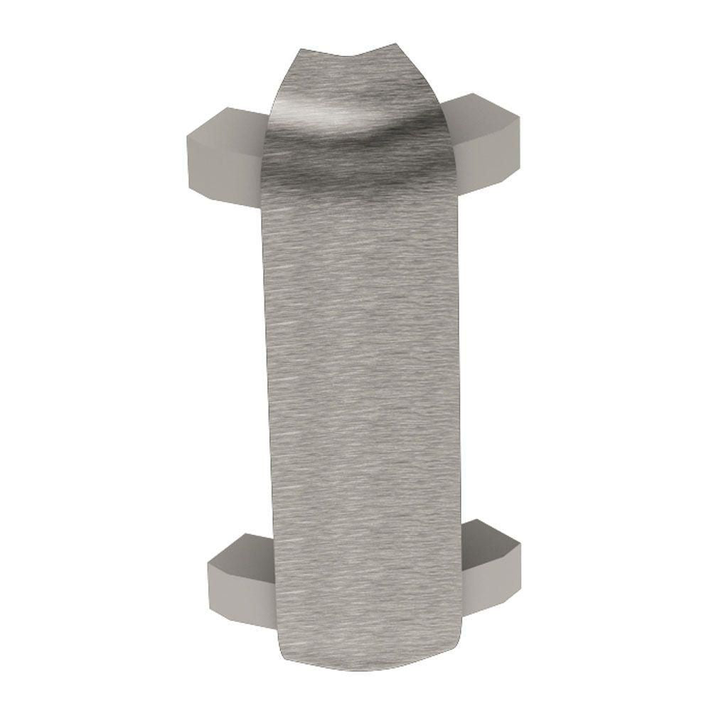 Schluter - RONDEC-CT Coin extérieur 135° - aluminium anodisé nickel brossé 1/2" (12.5 mm)
