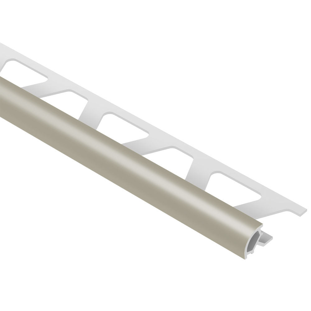 Schluter - RONDEC Bullnose Trim - PVC Plastic Grey 5/16" (8 mm) x 8' 2-1/2"