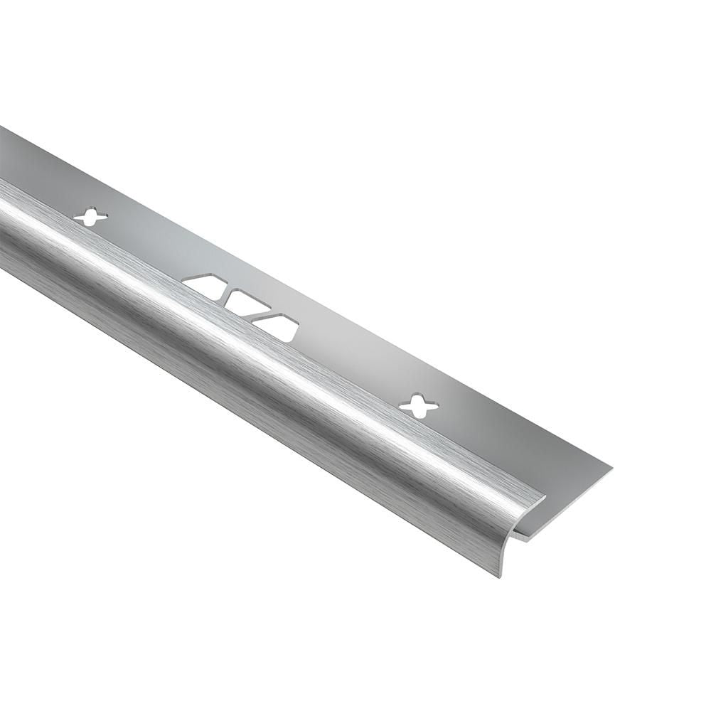 Schluter - VINPRO-RO Profilé rond - aluminium anodisé chrome brossé 3/16" (5 mm) x 8' 2-1/2"