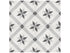 Anatolia - Plancher de céramique Form Ice Compass Mat 7-3/4" x 7-3/4"