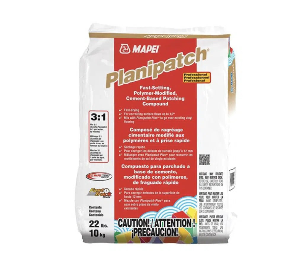 Mapei - Planipatch Composé de ragréage cimentaire aux polymère et à prise rapide 22 lb