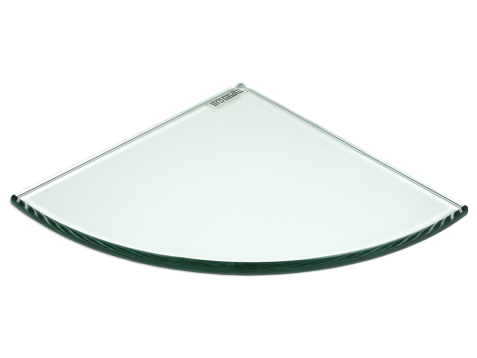 Anatolia - Tablette d'angle en verre trempé - 9" x 9" x 12 mm