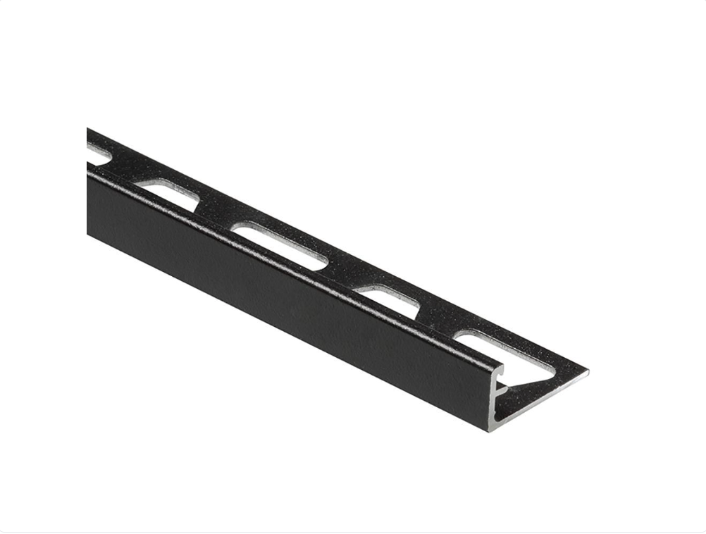 Schluter Systems - SCHIENE Aluminum Wall Edge Profile - 3/16" (4.5 mm) x 8' 2-1/2"