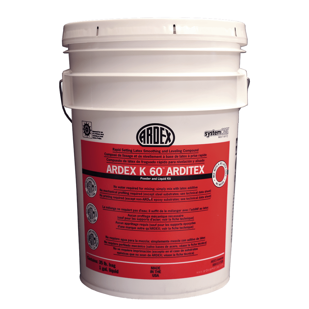 Ardex - Kit d'enduit de lissage et de nivellement au latex à prise rapide K 60 ARDITEX