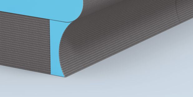 Wedi - Banc de douche Sanoasa Bellina pente vers l'avant 19-1/8" x 78" x 9-1/2"