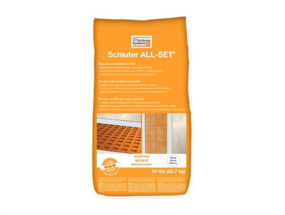 Blanc 50 lb - Schluter ALL-SET Ciment-colle modifié ||SETA50W