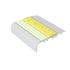 Kinesik - Ecoglo C5-E20 Photoluminescent Carpet Stair Nosing with Yellow Anti-Slip Strip 2.6" (vendu en pied linéaire)