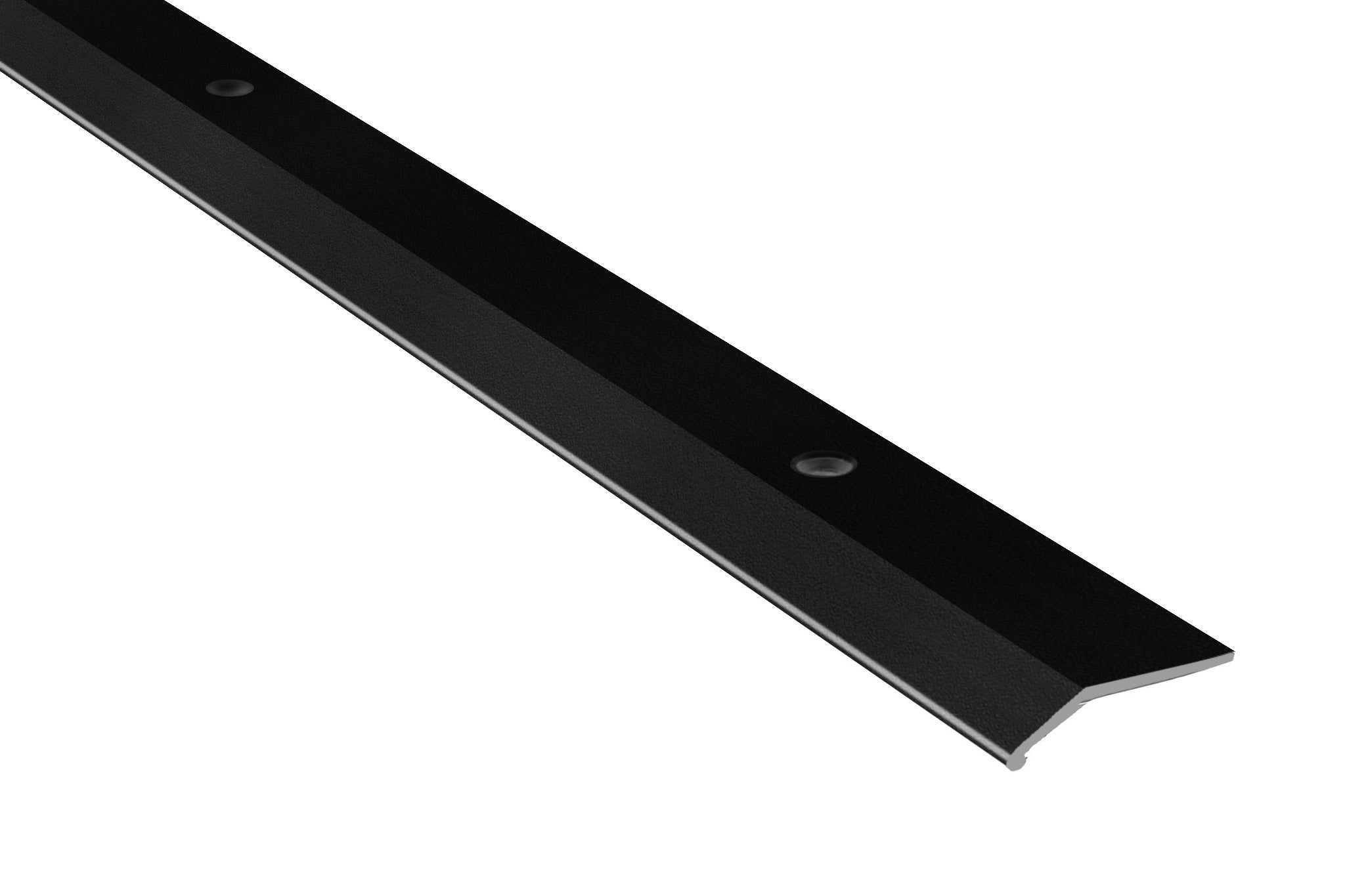 M-D PRO - Barre biseautée en métal CM1197 en aluminium noir mat - 5/16" (8 mm) x 1" x 12'