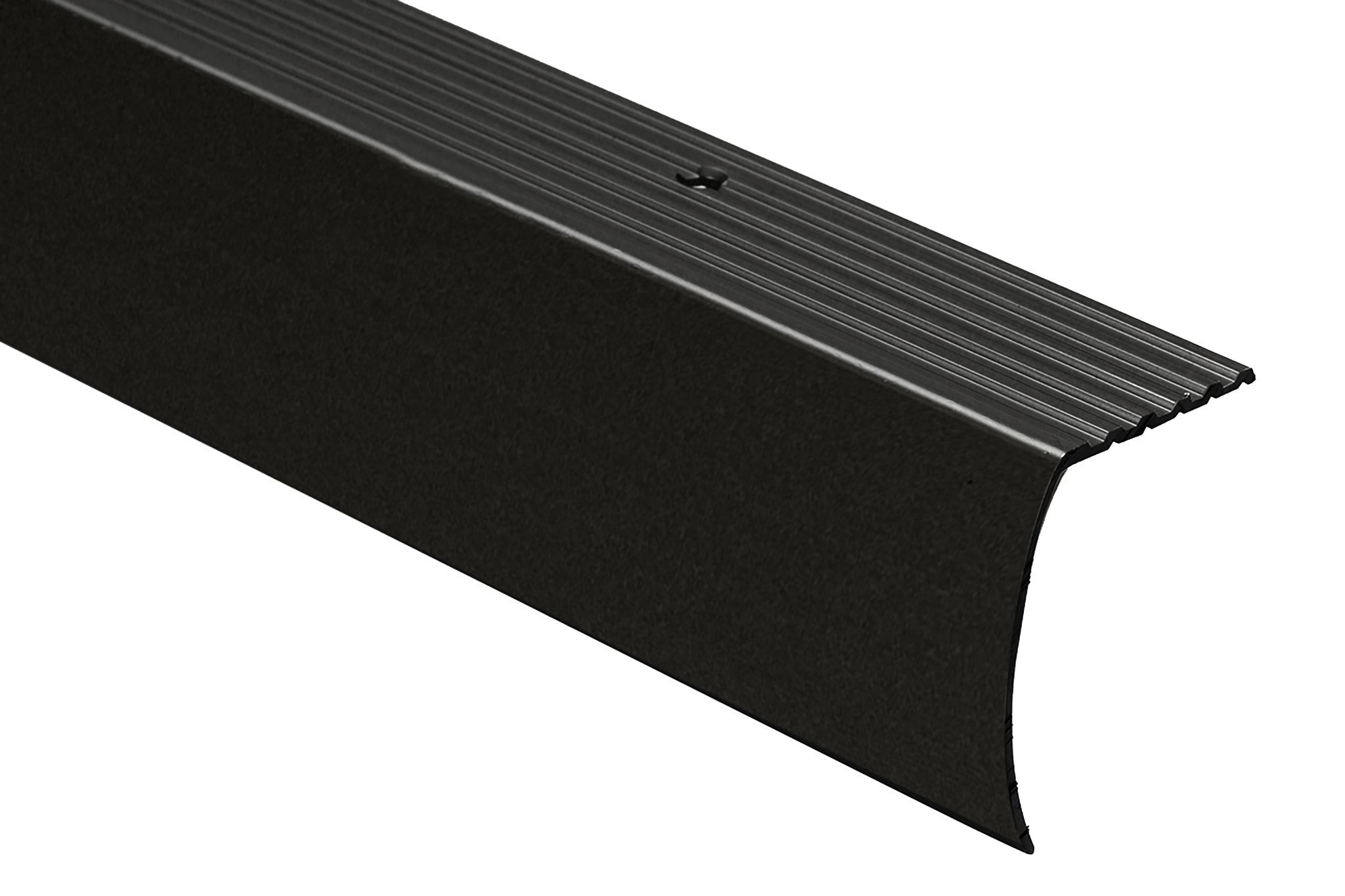 M-D PRO - Nez de marche pour céramique en aluminium #PBK Matte Black 1-5/8" (41 mm) x 1-1/8" x 12'