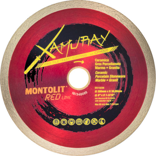 Montolit - Xamuray Lame diamantée pour coupe à l'eau 8"