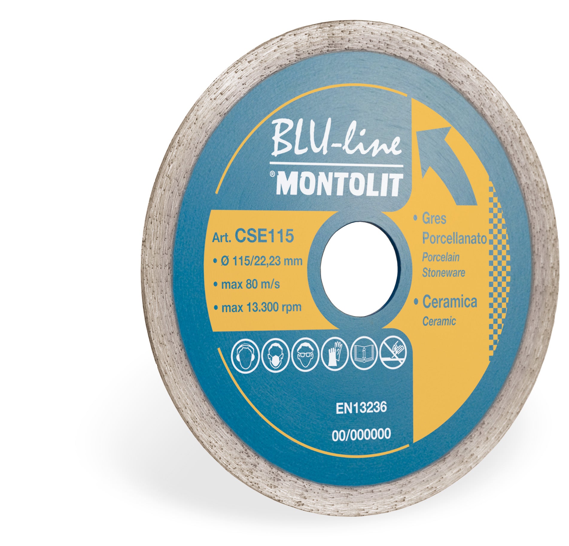 Montolit - Blu-Line Lame diamantée 4 1/2"