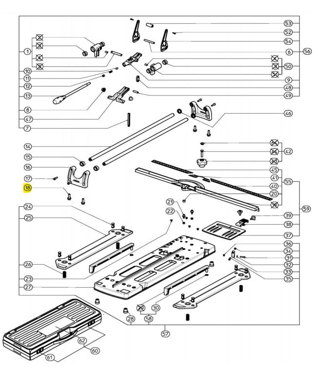 Rubi - Vis din 6921 M8 x 16 pour TR-600-S