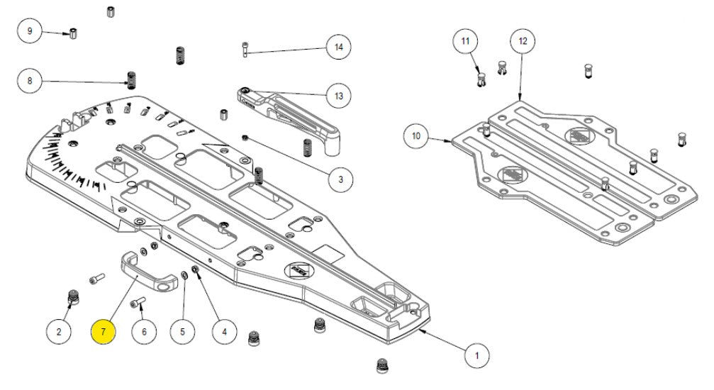 Rubi - Poignée en plastique pour TP-T