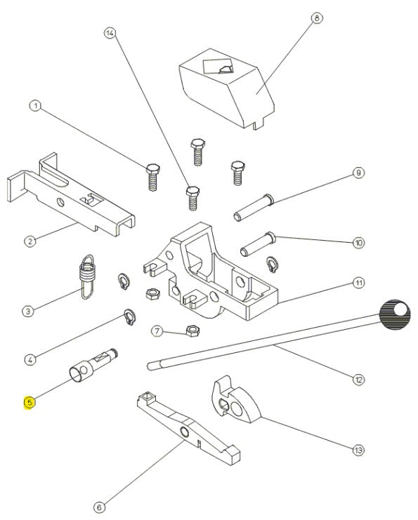 Rubi - Axe excentrique pour Separador S