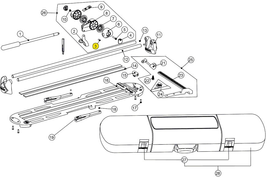 Rubi - Broche élastique Din 5 mm x 14 mm pour STAR-42/51/61