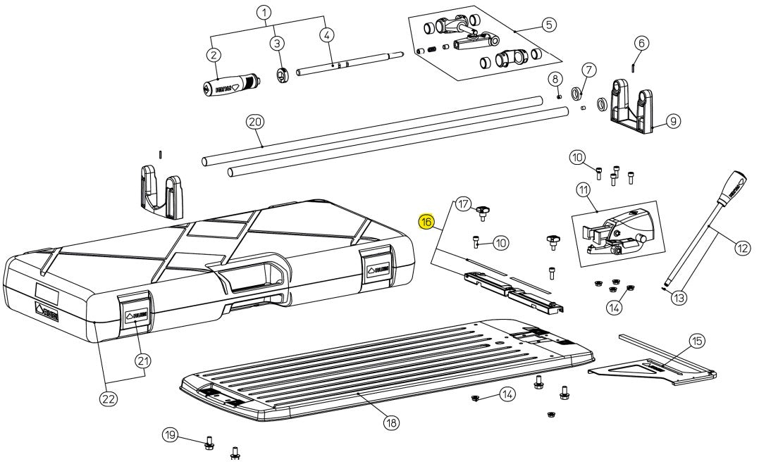 Rubi - Ensemble carré V2 pour TS