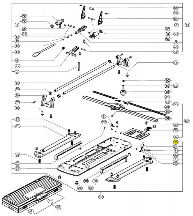 Rubi - Écrou autobloquant din 985 M5 zinc pour TR-600-S