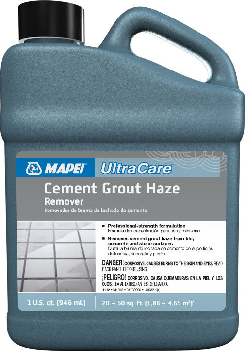 Mapei - UltraCare Dissolvant pour pellicule de coulis cimentaire - 946 mL