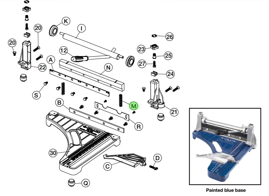 Crain - Ressort de rappel pour no. 001