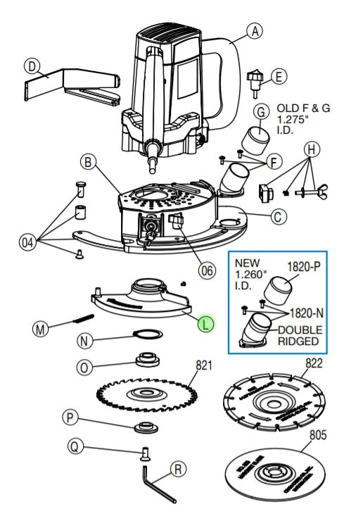 Crain - Protection de la lame pour no. 812
