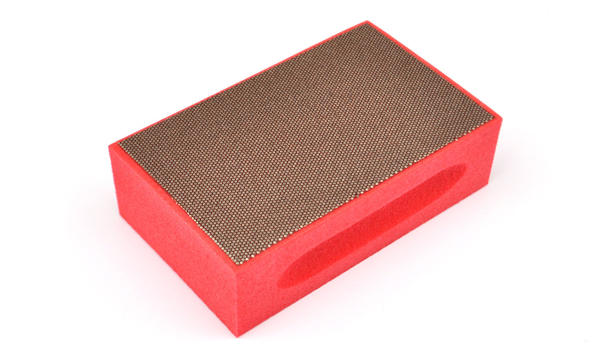 Montolit - Tampon à main diamanté Gr.200 - Rouge