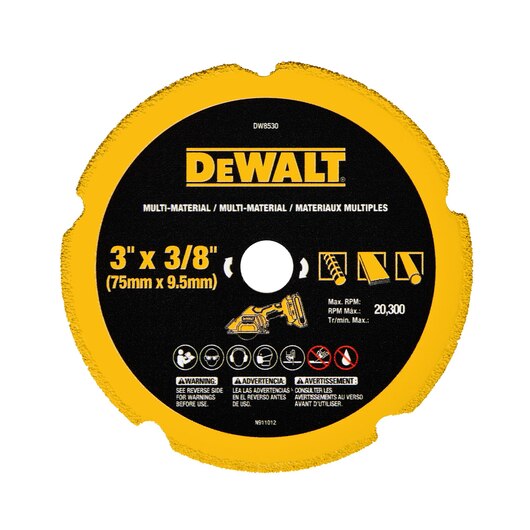 DeWalt - Lame en diamant pour matériaux multiples 3"