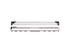Schluter KERDI-LINE Recessed Linear Drain with Square Grate Design - Stainless Steel (V4) Chrome 3/4" x 19-11/16" ||KL1B19EP50