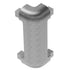 Schluter - RONDEC-CT Coin extérieur 90° - aluminium anodisé chrome brossé 3/8" (10 mm)