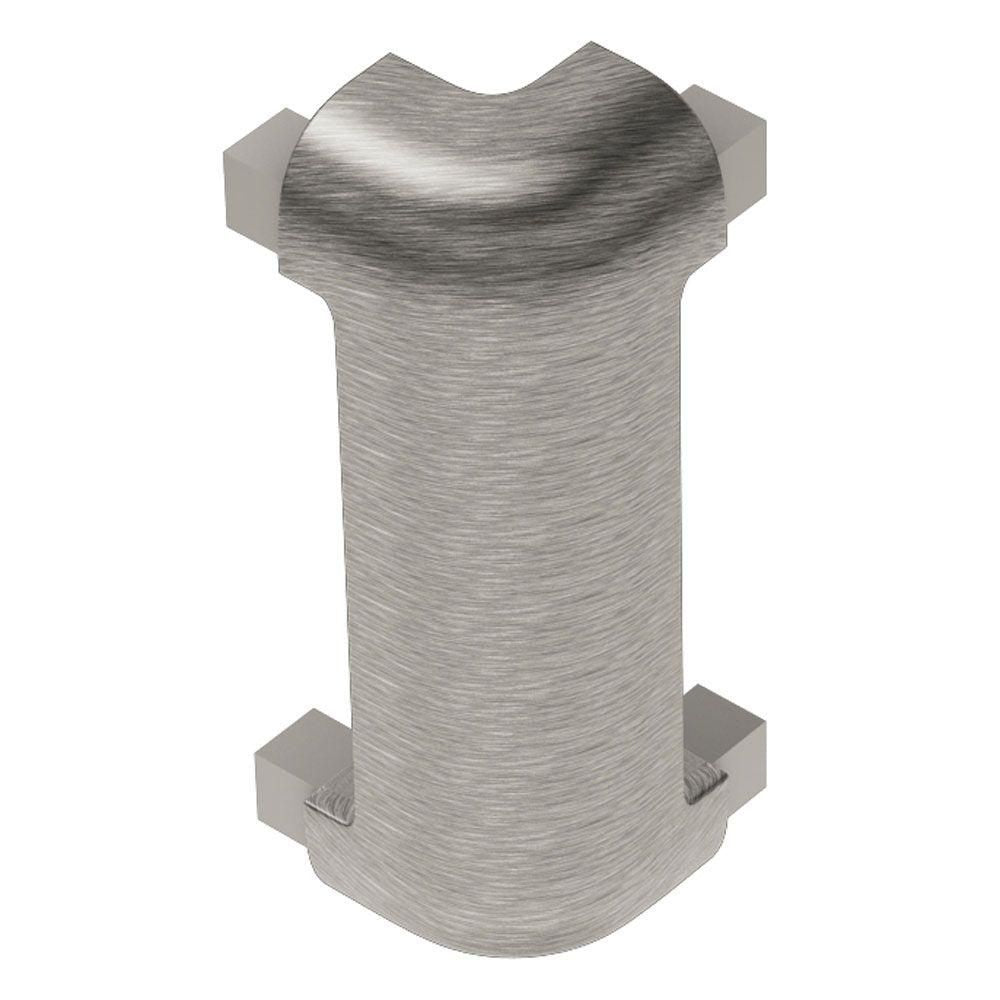 Schluter - RONDEC-CT Coin extérieur 90° - aluminium anodisé nickel brossé 3/8" (10 mm)