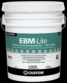 Custom Building Products - Mortier de liaison époxy Premium 100% solides EBM-Lite parties A+B+C