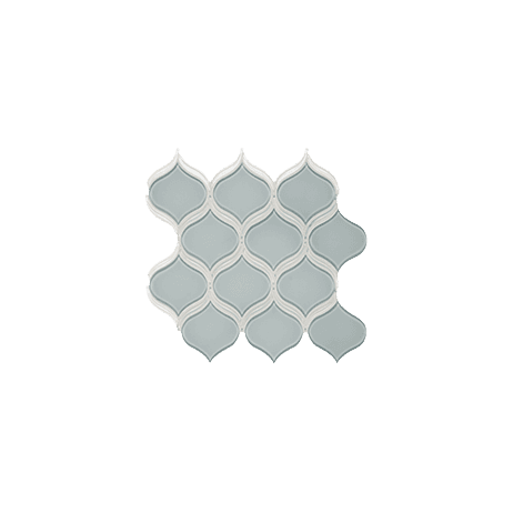 Anatolia - Mosaïque Arabesque Element Cloud Lustré 12" x 12" (vendu au pi²)