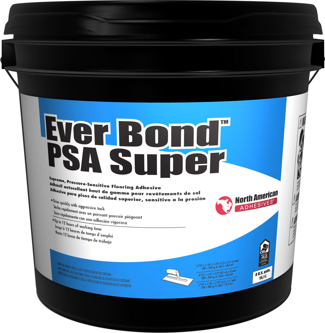 North American Adhesives - Ever Bond PSA Super Adhésif pour sols sensible à la pression - 15.1 L