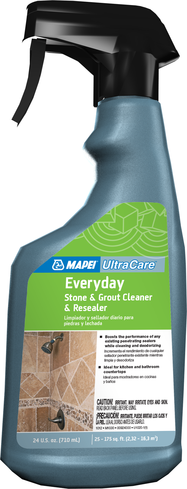 Mapei - UltraCare Nettoyant et scellant quotidien pour pierre et coulis - 710 mL