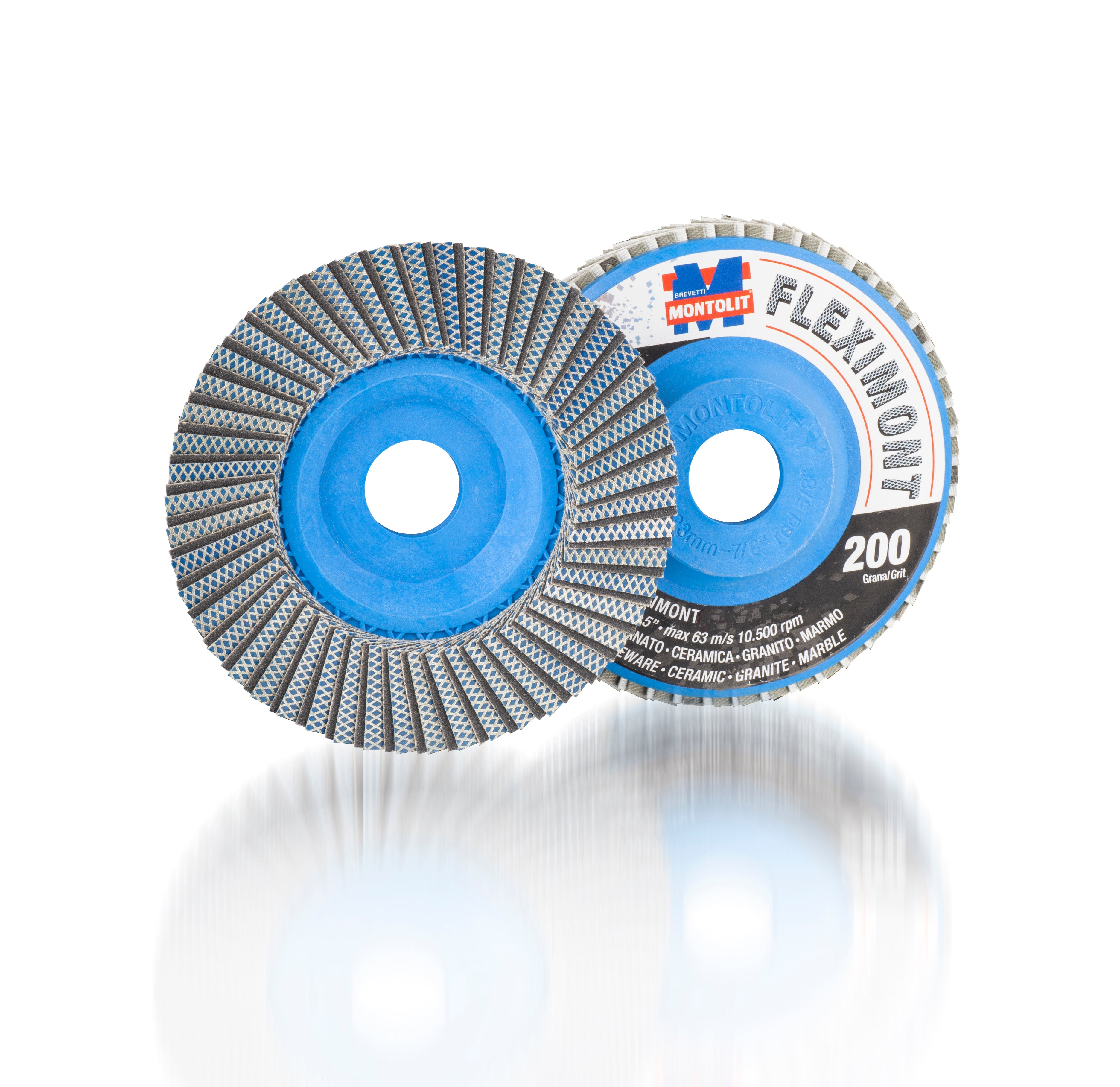 Montolit - Fleximont Meule en diamant lamellaire, grain fin 4 1/2"
